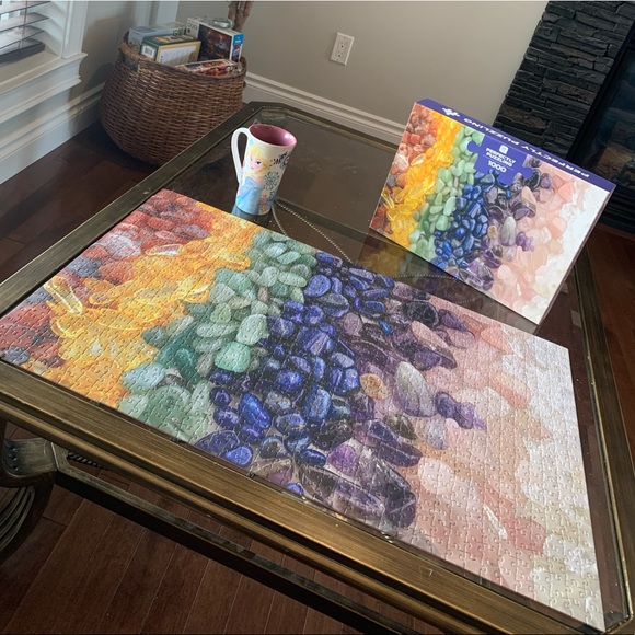 Jigsaw Puzzle 1000 Perfectly Puzzling Coloured Pebbles - Picture 3 of 4